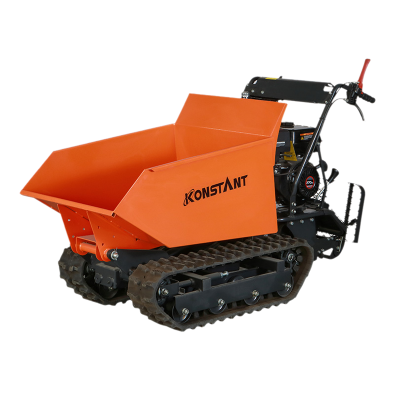 การก่อสร้าง Crawler Mini Dumper - การโหลดตัวเองแบบปรับแต่งเอง 9.0hp Power Hydraulic System 